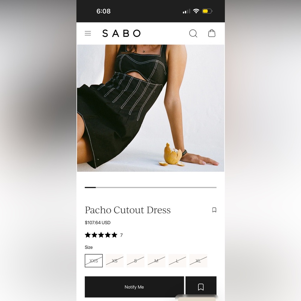 NWT Sabo Pacho Cutout Dress